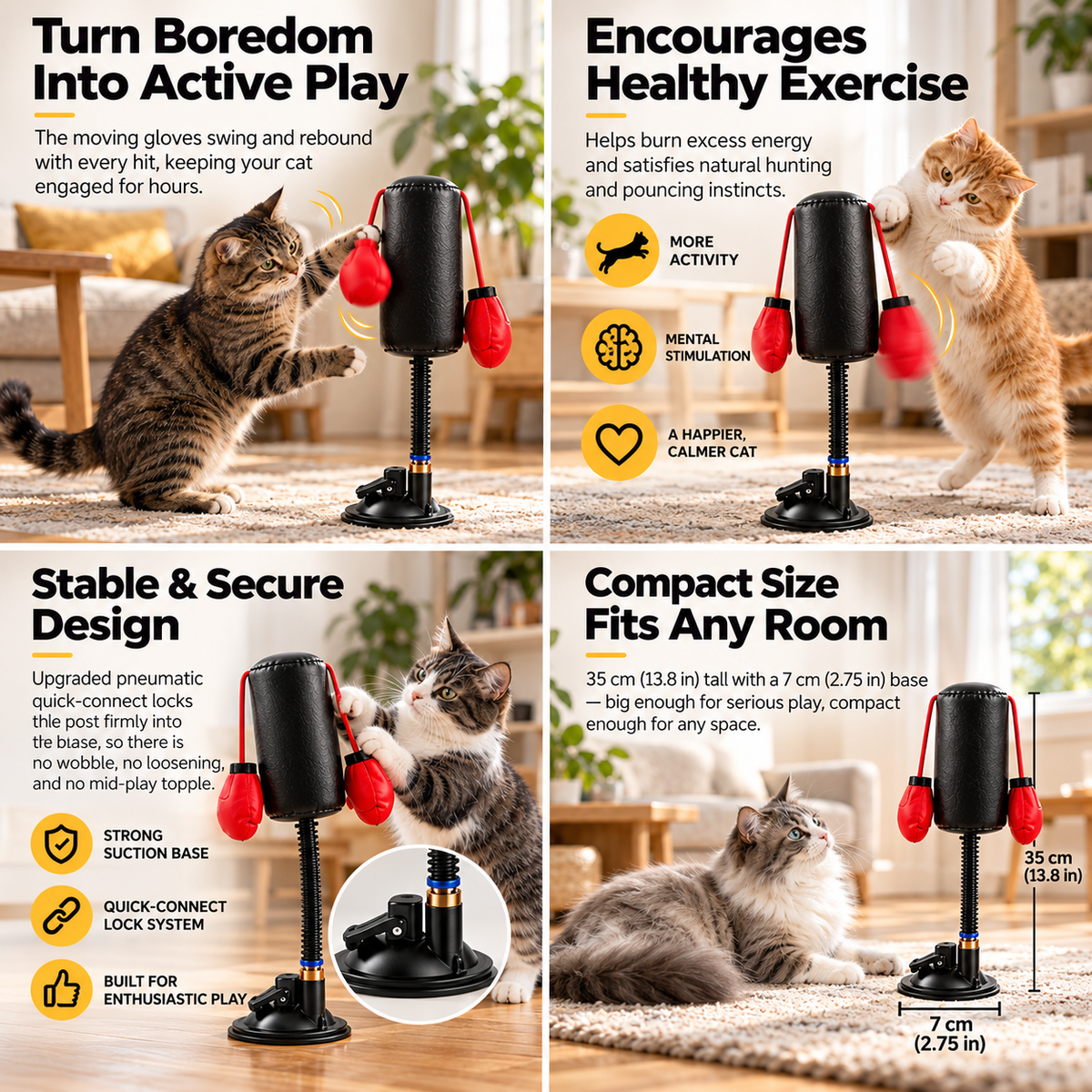 NobleePet™ Cat Boxing Bag