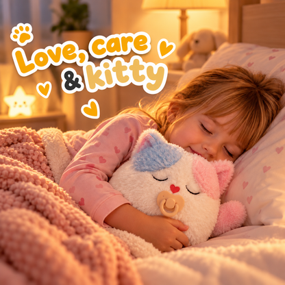 Interactive Fluffy Cat Plush Toy